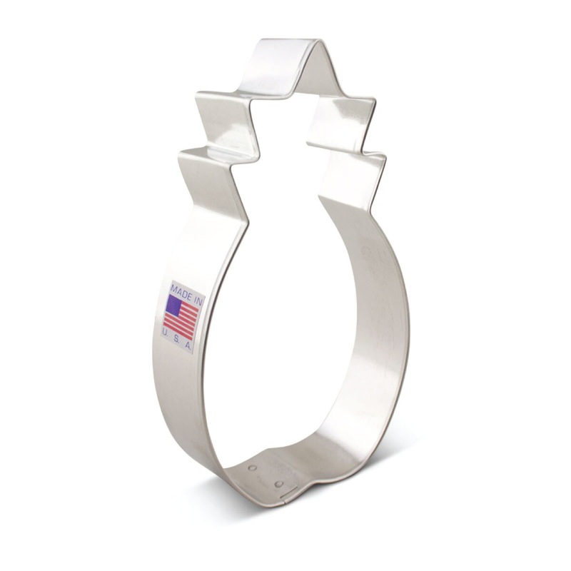 Pineapple Cookie Cutter 5-1/8"