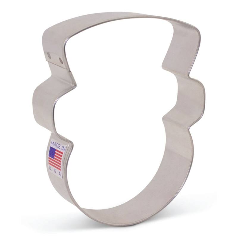 Snowman Head Cookie Cutter 4"