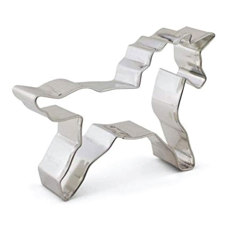 Unicorn Cookie Cutter 4-1/2"