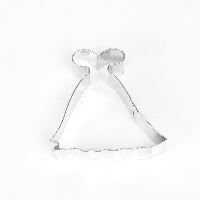 Wedding Dress / Gown Cookie Cutter 4"
