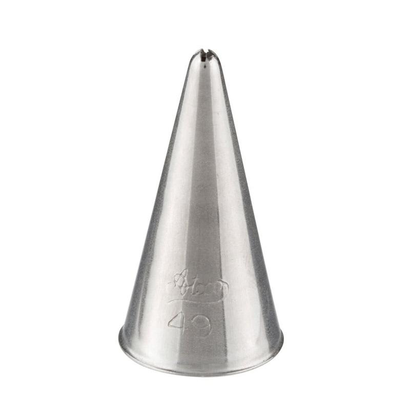 Ateco #49 Cross Top Cake Tip 3/32"