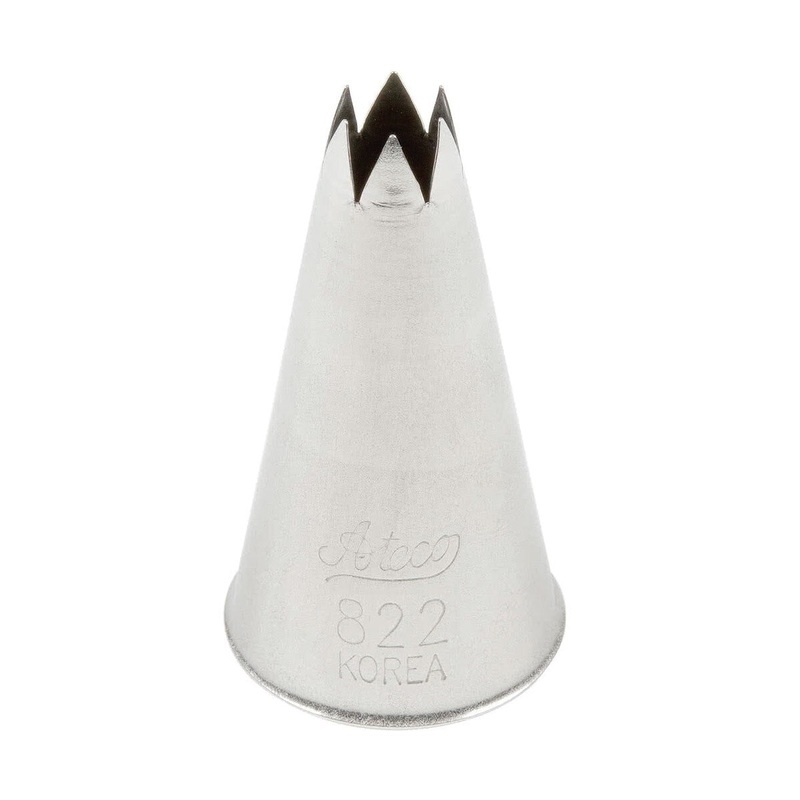 Ateco #822 Open Star Cake Tip 1/4"