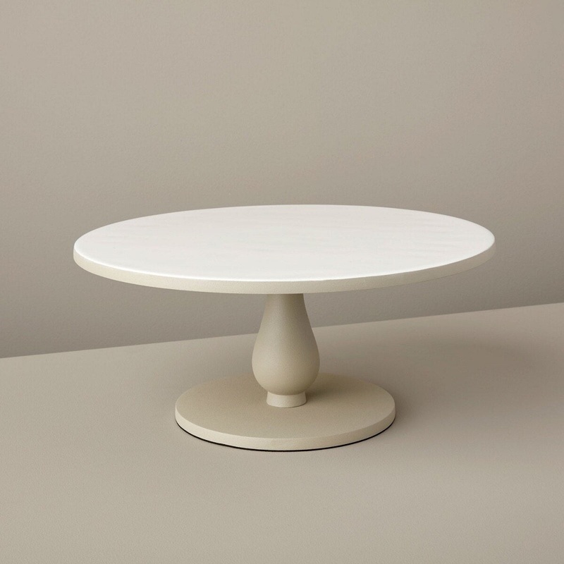 5.5" x 12" Be Home Grey Dove Cake Stand