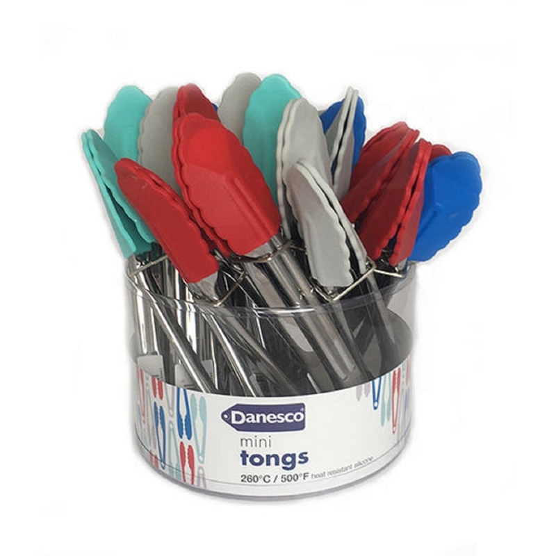 7" Mini Silicone Tong