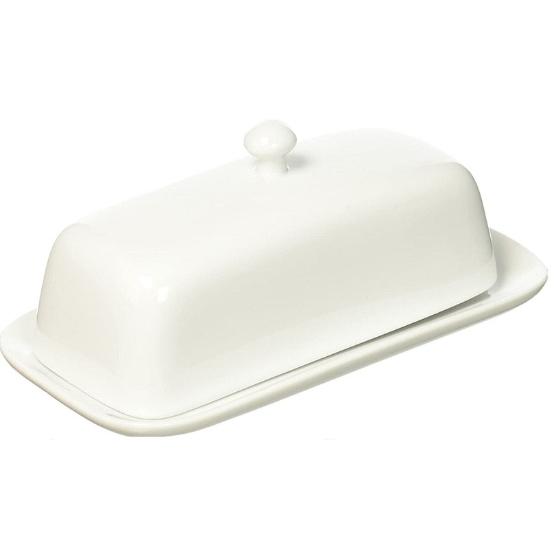 8 x 4 x 2.75 Butter Dish w/Knob