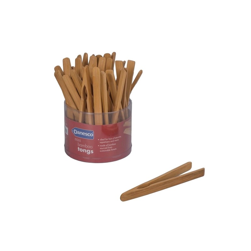 Bamboo Mini Tongs