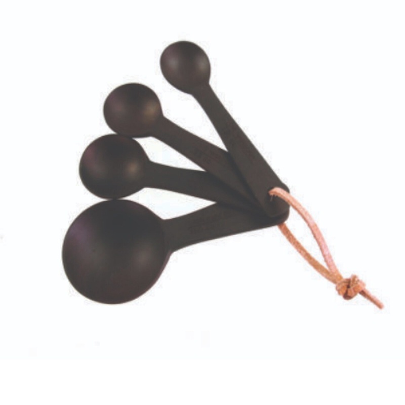 Ebony Teak Measuring Spoons