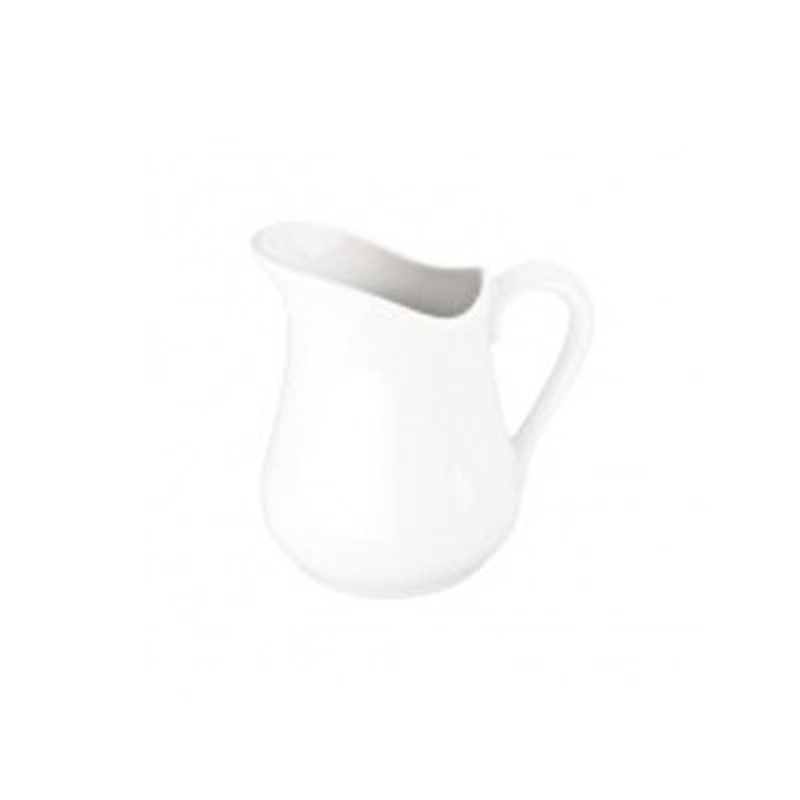 White Porcelain Pitcher - 1 Quart