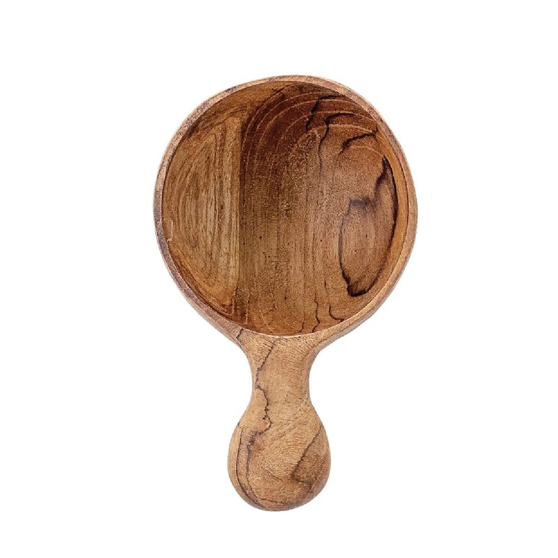 3" Hand Carved Teak Wood
