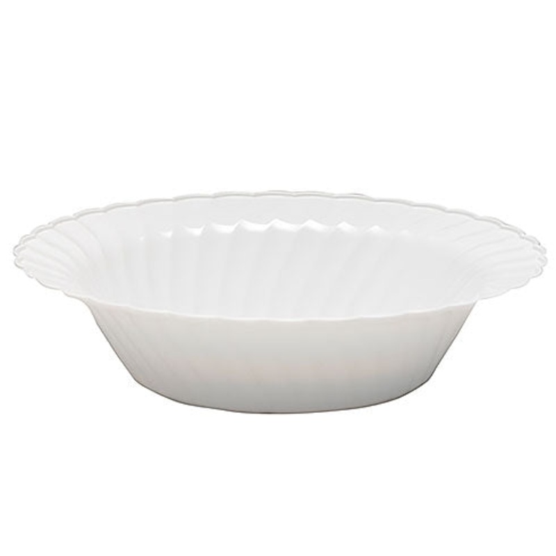 WNA Plastics Classicware 10 oz. Bowl - White