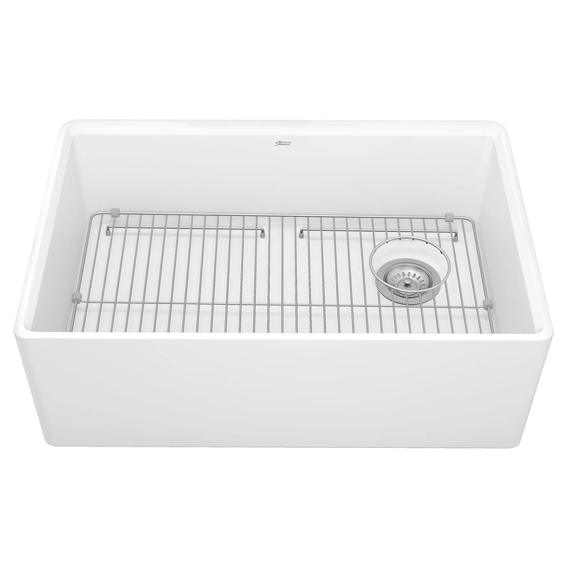 Avery 30 x 20-Inch Fine Fireclay Undermount or Flush Mount Single Bowl Apron Front Kitchen Sink