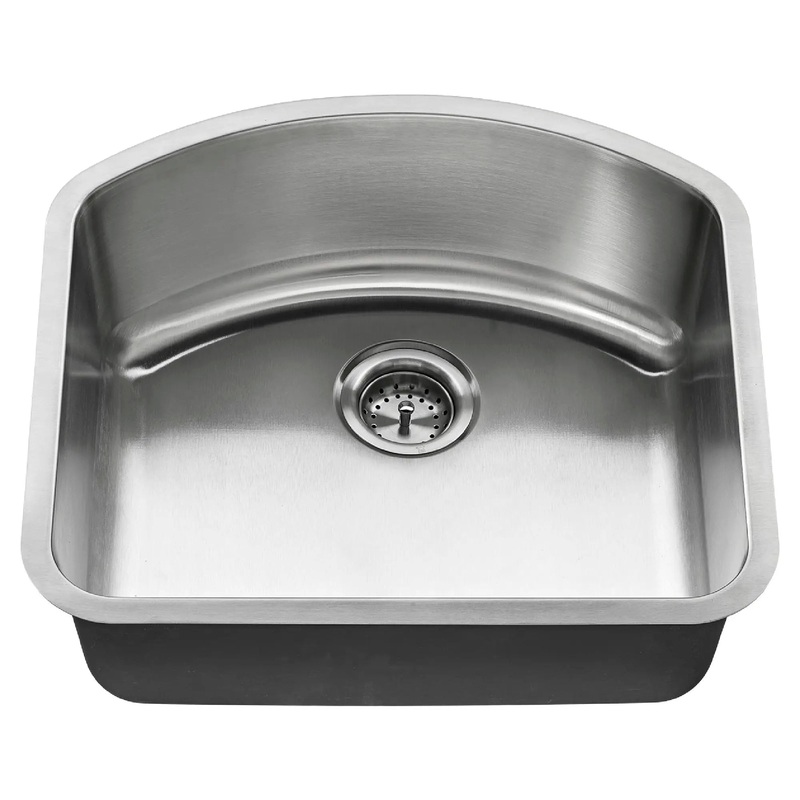 Danville 23 x 21-Inch Stainless Steel Undermount Single-Bowl Residential Kitchen Sink