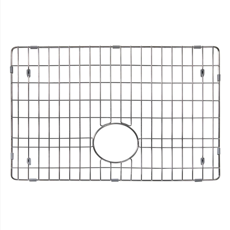 Edgewater 25-Inch Single Bowl Kitchen Sink Grid