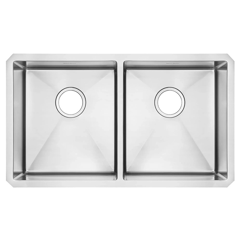Pekoe 29 x 18-Inch Stainless Steel Undermount Double Bowl Kitchen Sink