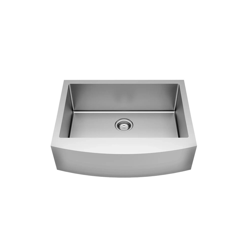 Pekoe 33 x 22-Inch Stainless Steel Single-Bowl Farmhouse Apron Front Kitchen Sink