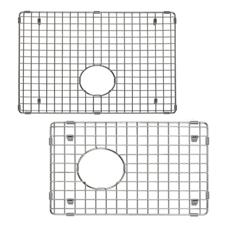 Pekoe 35-Inch Combination Bowl Kitchen Sink Grid