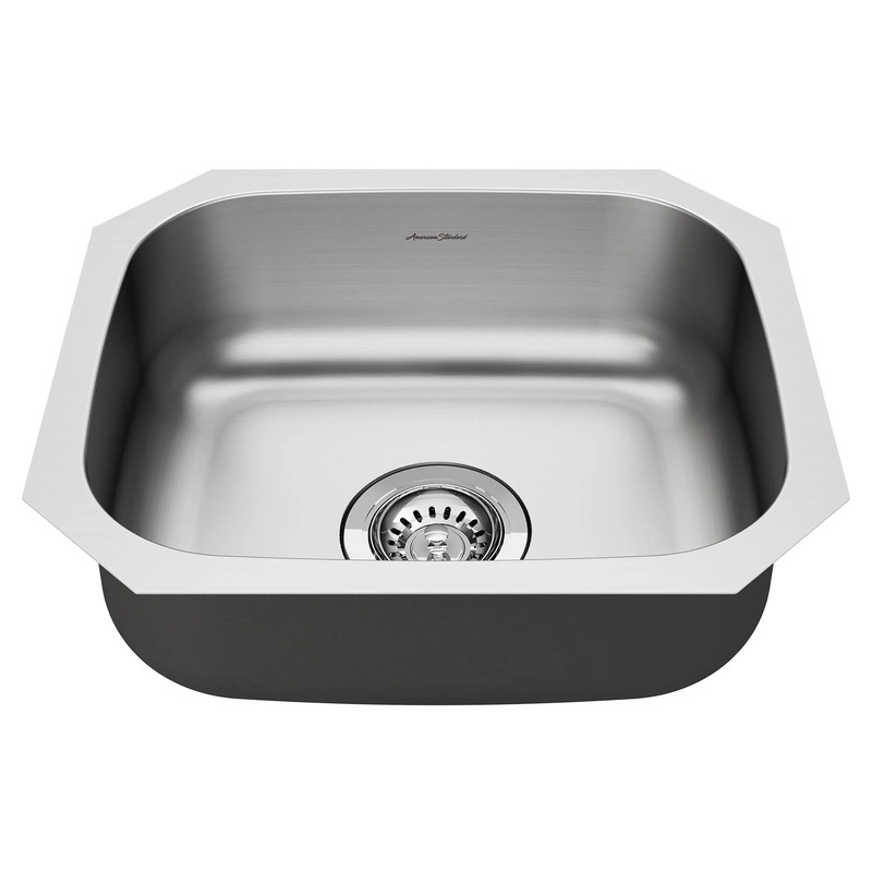Portsmouth 18 x 16-Inch Stainless Steel Undermount Single-Bowl ADA Kitchen Sink