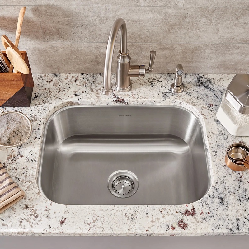 Portsmouth 23 x 18-Inch Stainless Steel Undermount Single-Bowl Kitchen Sink