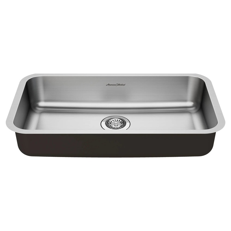 Portsmouth 30 x 18-Inch Stainless Steel Undermount Single-Bowl ADA Kitchen Sink