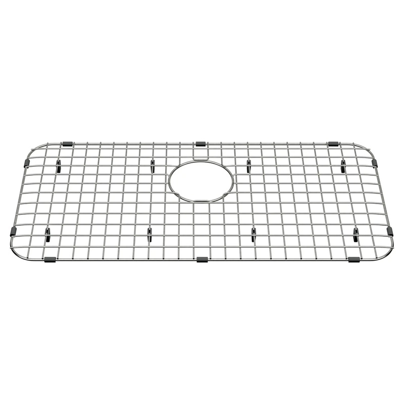 Delancey 33-Inch Single Bowl Apron Front Kitchen Sink Grid