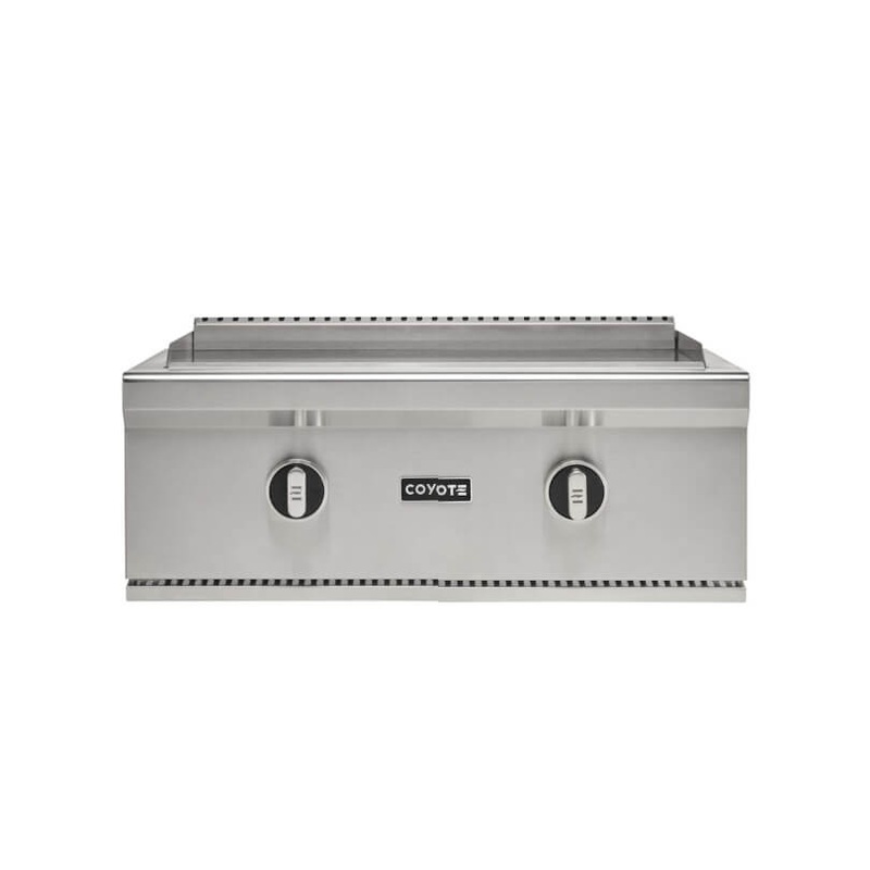Coyote 30-Inch Built-In Flat Top Grill - C3FTG30