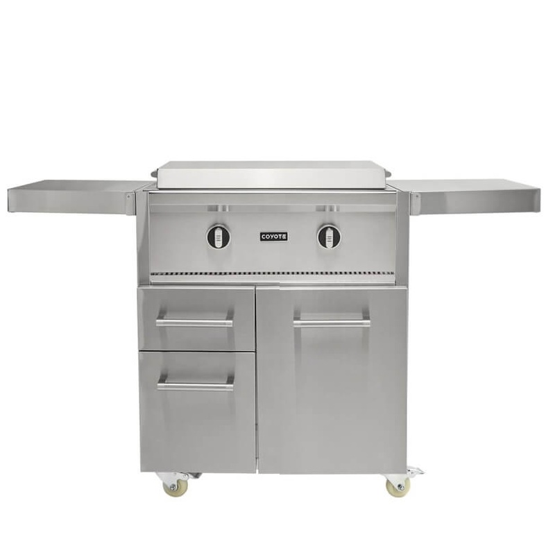 Coyote 30-Inch Freestanding Flat Top Grill