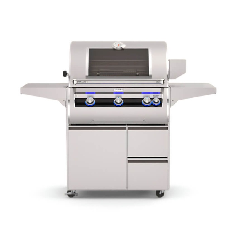 Fire Magic Echelon Diamond E660I 30-Inch Freestanding Gas Grill w/ Analog Thermometer, Magic View Window, & Rotisserie
