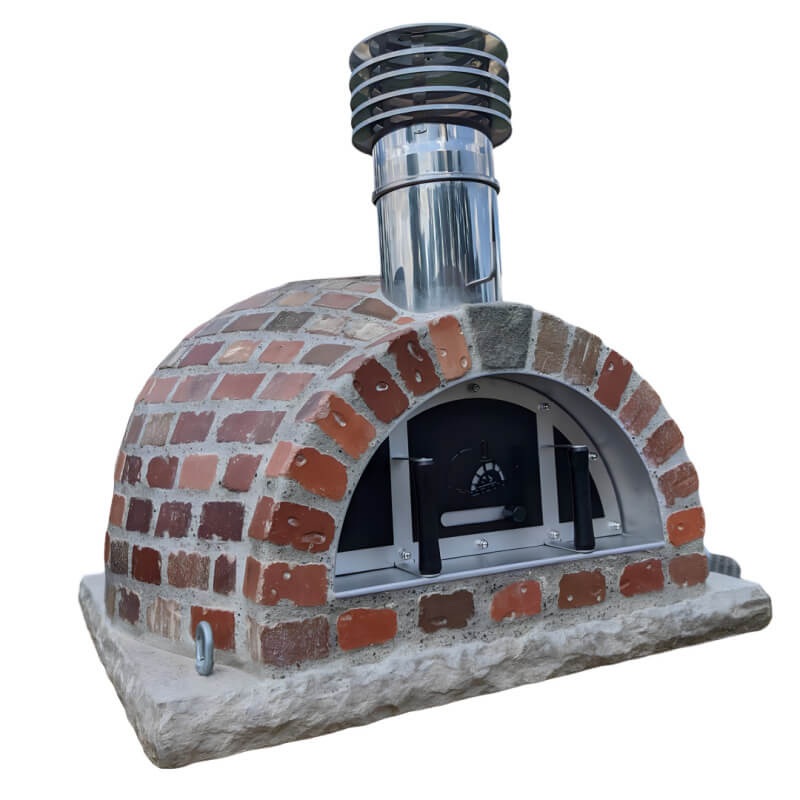 ProForno New Haven Rustico Dual Fuel Brick Pizza Oven w/ Manual Gas Burner