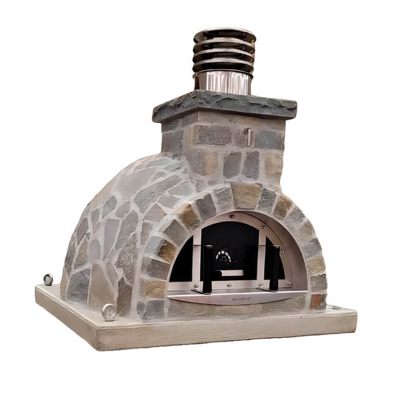 ProForno Sierra Ridge Dual Fuel Brick Pizza Oven w/ Auto Gas Burner