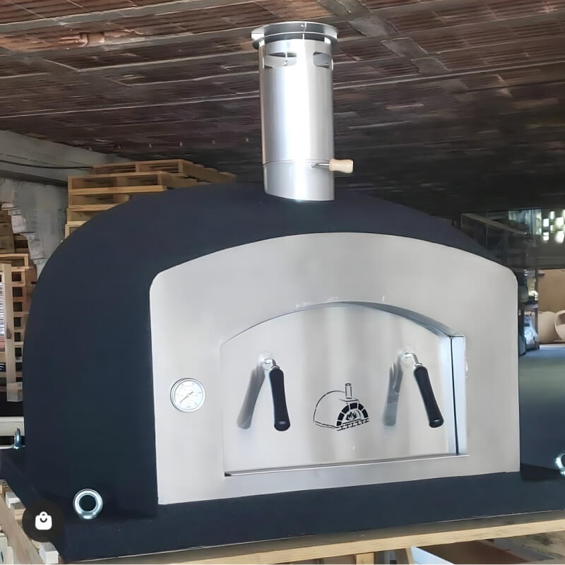 ProForno Vision Pro Dual Fuel Brick Pizza Oven w/ Manual Gas Burner