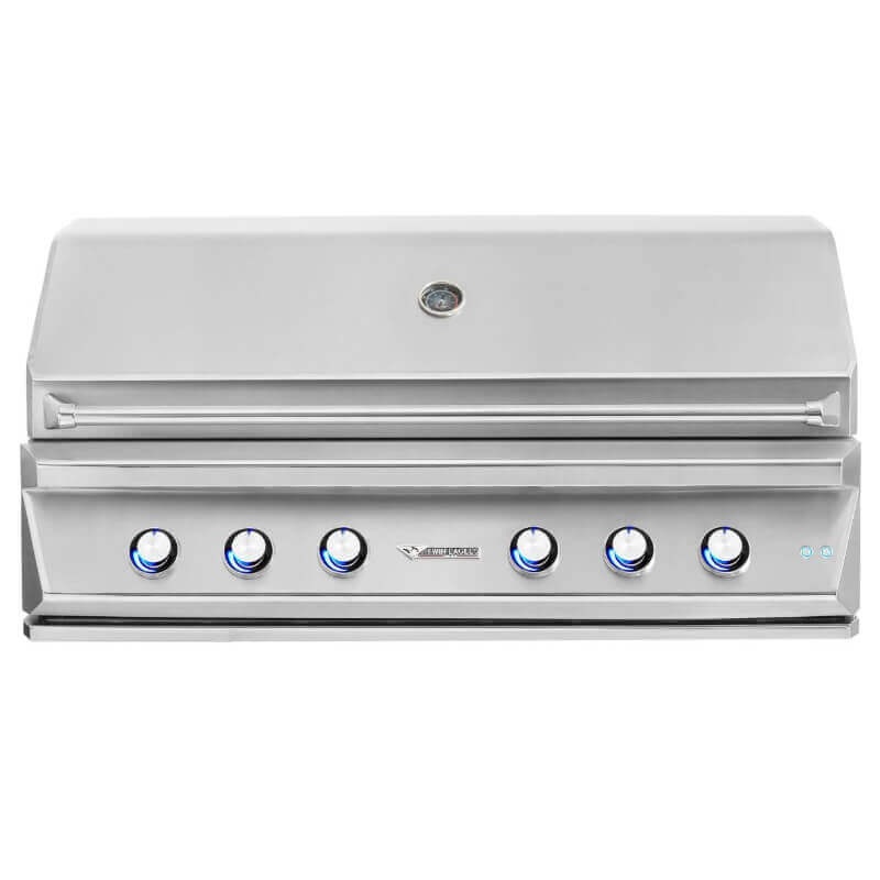 Twin Eagles 54-Inch 4-Burner Built-In Gas Grill with Sear Zone & Rotisserie Burner