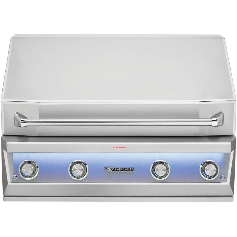 Twin Eagles Eagle One 42-Inch 3-Burner Built-In Gas Grill with Sear Zone & Infrared Rotisserie Burner