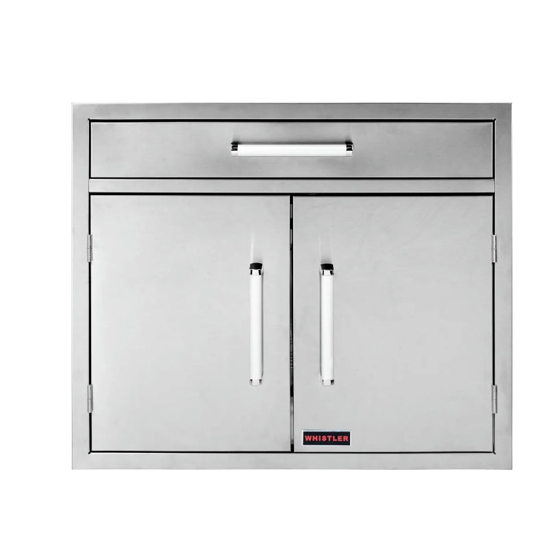 Whistler 33-Inch Double Door and Single Drawer Combo