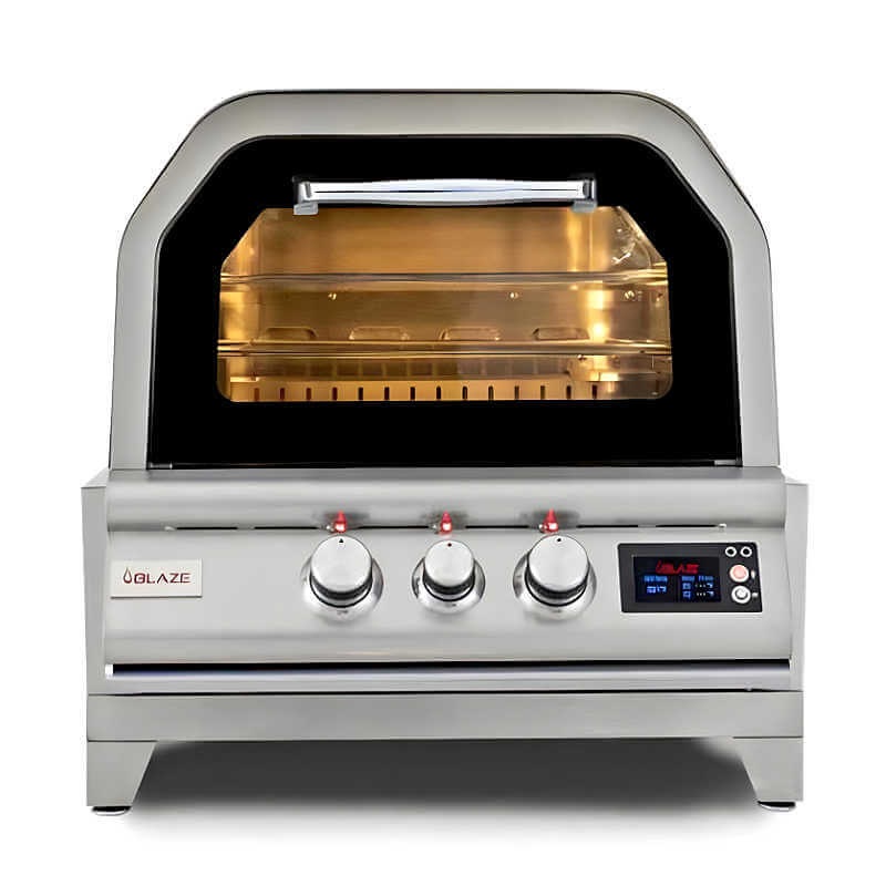 Blaze 26-Inch Countertop Gas Outdoor Pizza Oven With Rotisserie