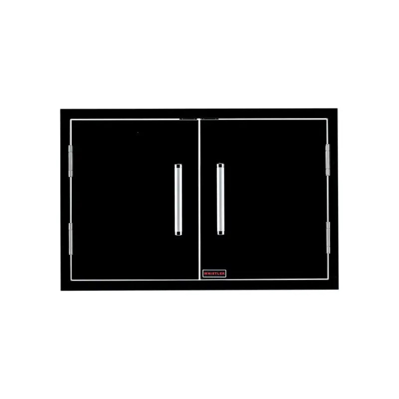 Whistler Black 33-Inch Double Access Door
