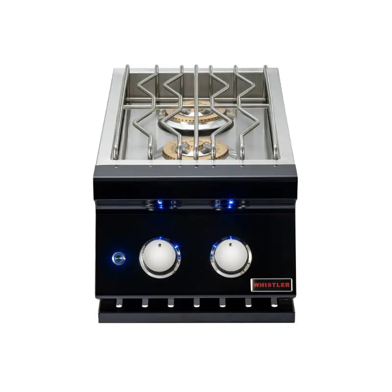Whistler Black Double Side Burner