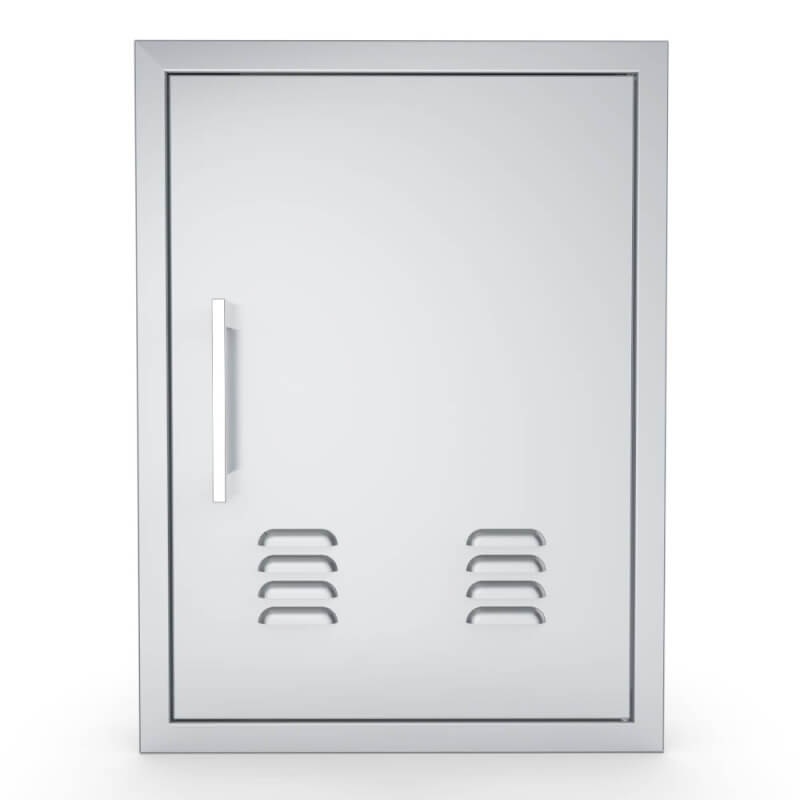 Sunstone Signature 17"  24" Vertical Vented Access Stainless Steel Door