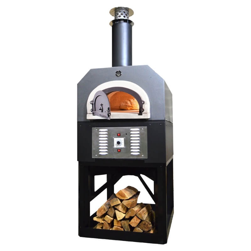 Chicago Brick Oven CBO-750 Hybrid Residential Outdoor Pizza Oven on Stand