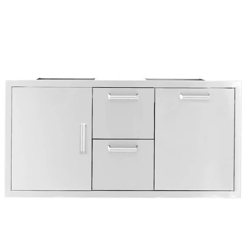 PCM 260 Series 42-Inch Door, Double Drawer w/ Trash Roll-Out Combo - Contempo