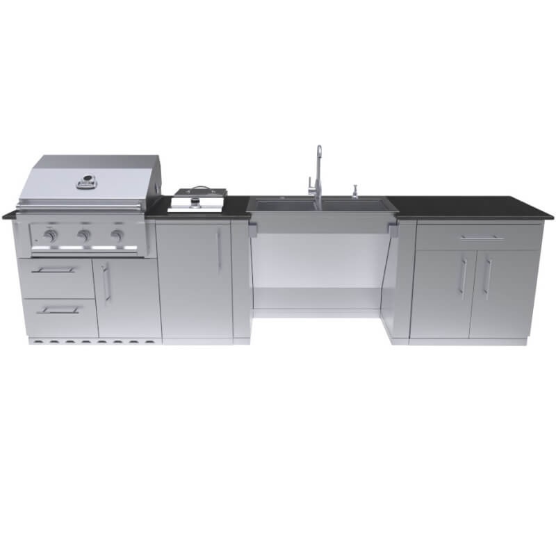 Sunstone Cabana 10 Ft 8 In ADA Compliant Grill Island Package