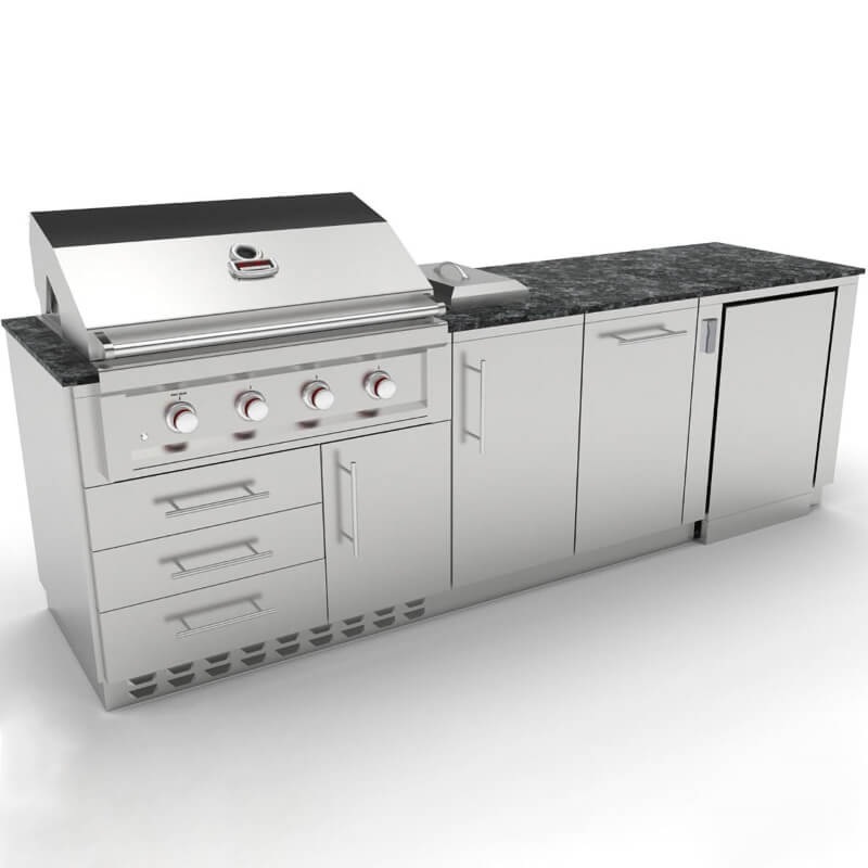 Sunstone Intermediate 9-Foot High Quality Cabinet Island Package