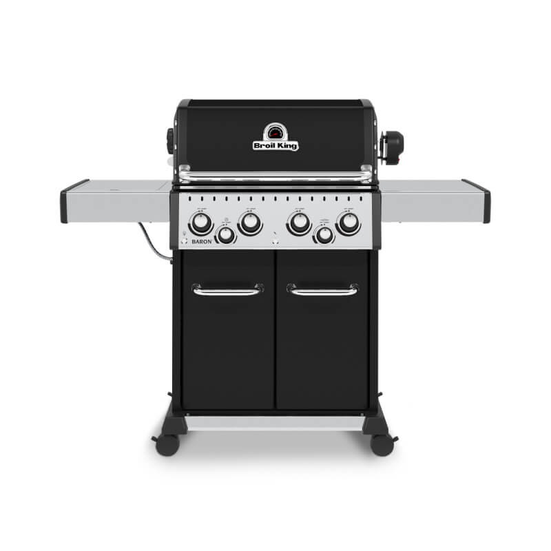 Broil King Baron 490 PRO 4-Burner Gas Grill With Rotisserie & Side Burner