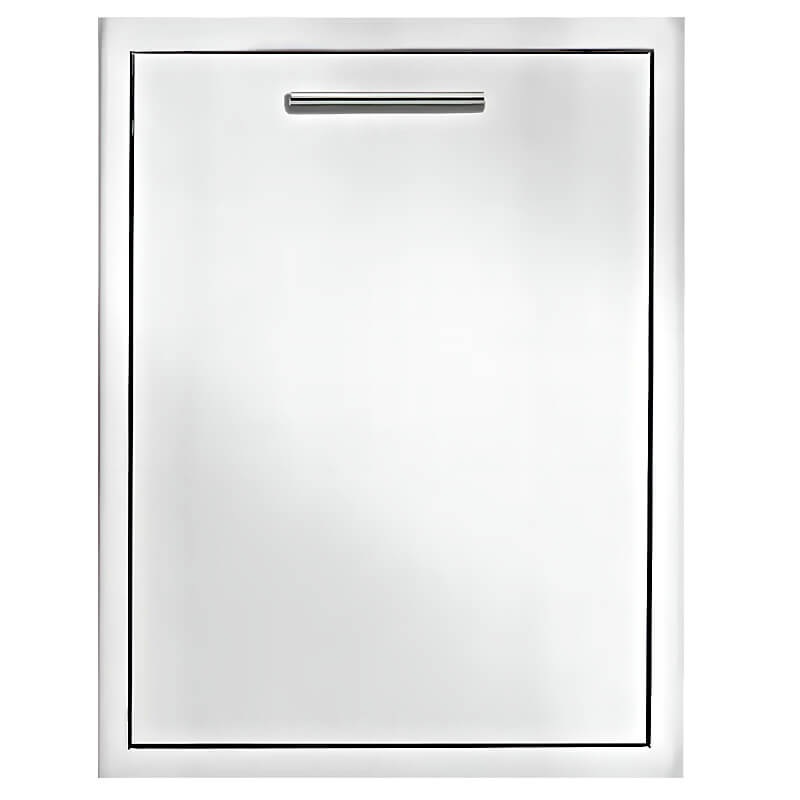 Blaze 20-Inch Roll Out Stainless Steel Double Trash / Recycling Bin - BLZ-TREC-DRW