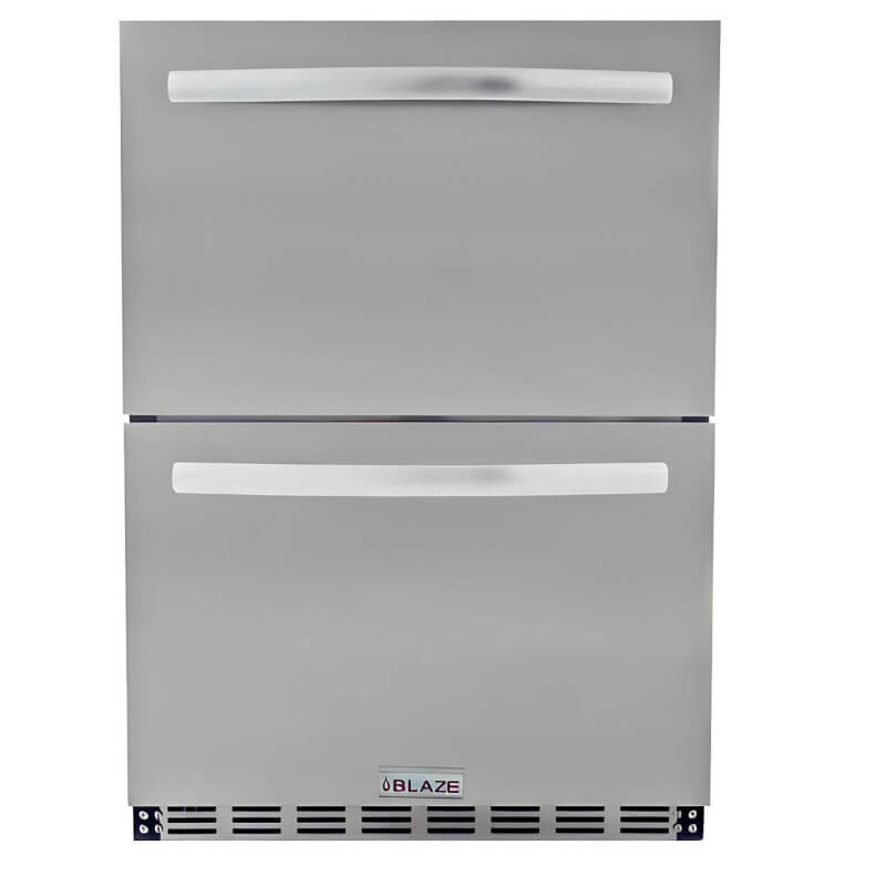 Blaze 23.5 Inch 5.1 Cu. Ft. Double Drawer Refrigerator - BLZ-SSRF-DBDR51