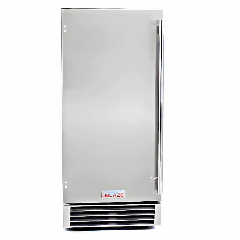 Blaze 50 Lb. 15-Inch Outdoor Ice Maker With Gravity Drain - BLZ-ICEMKR-50GR