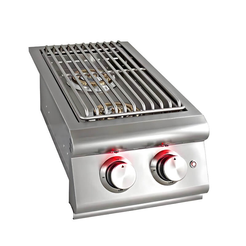 Blaze Premium LTE Built-In Stainless Steel Double Side Burner - BLZ-SB2LTE