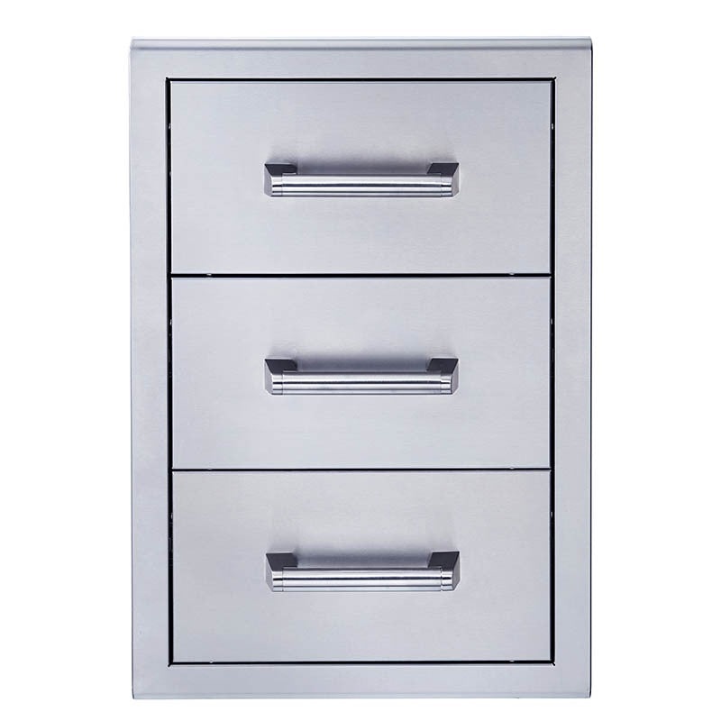 Broilmaster 18 Inch Stainless Steel Triple Drawer - BSAW1826T