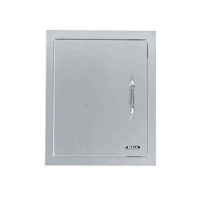 Bull 18 Inch Stainless Steel Single Vertical Access Door With Reveal