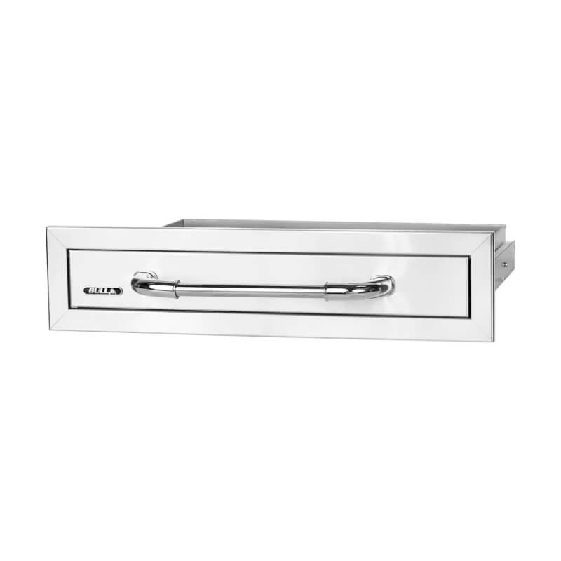 Bull 26 Inch Stainless Steel Single Access Drawer With Reveal - 19970