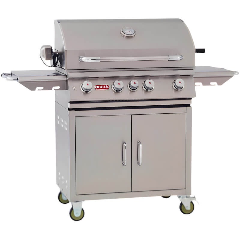 Bull Angus 30-Inch 4-Burner Freestanding Gas Grill With Rotisserie
